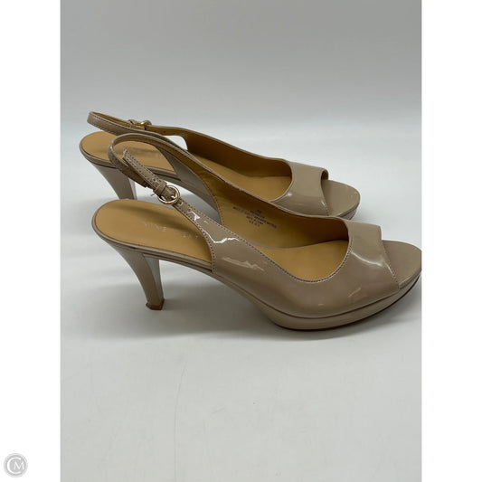 Shoes Heels Kitten By Nine West In Beige, Size: 8