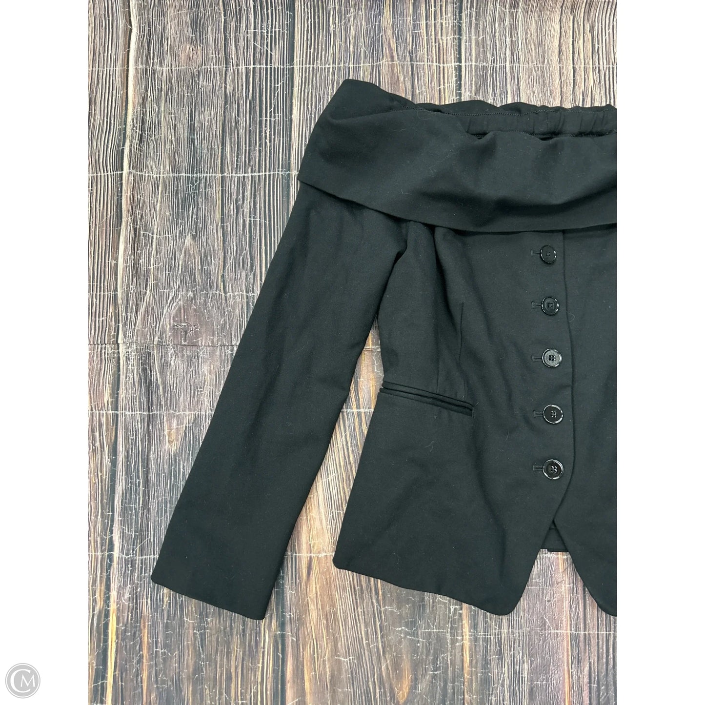 Top Long Sleeve By Maeve In Black, Size: M