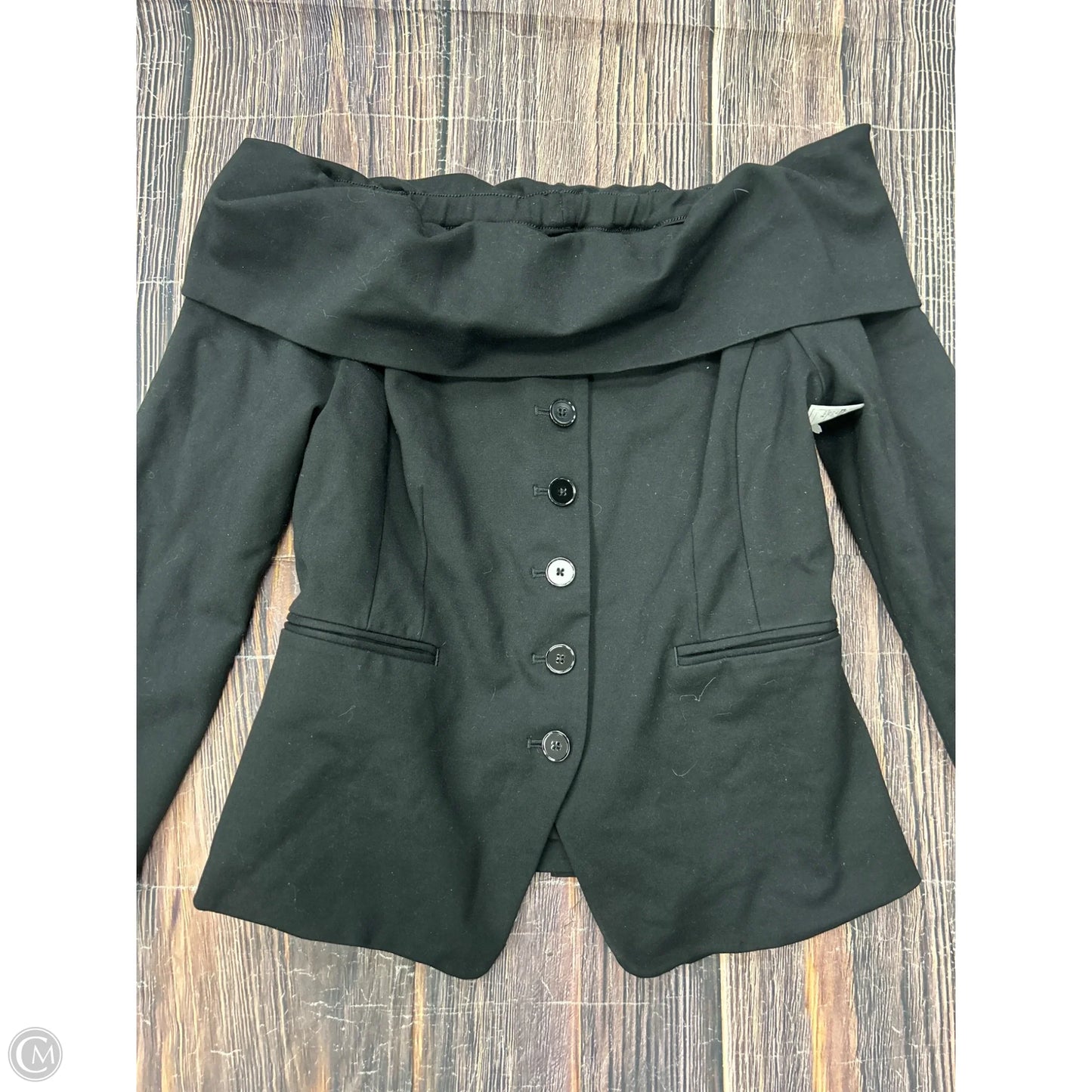 Top Long Sleeve By Maeve In Black, Size: M