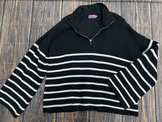 Sweater By Clothes Mentor In Black, Size: L