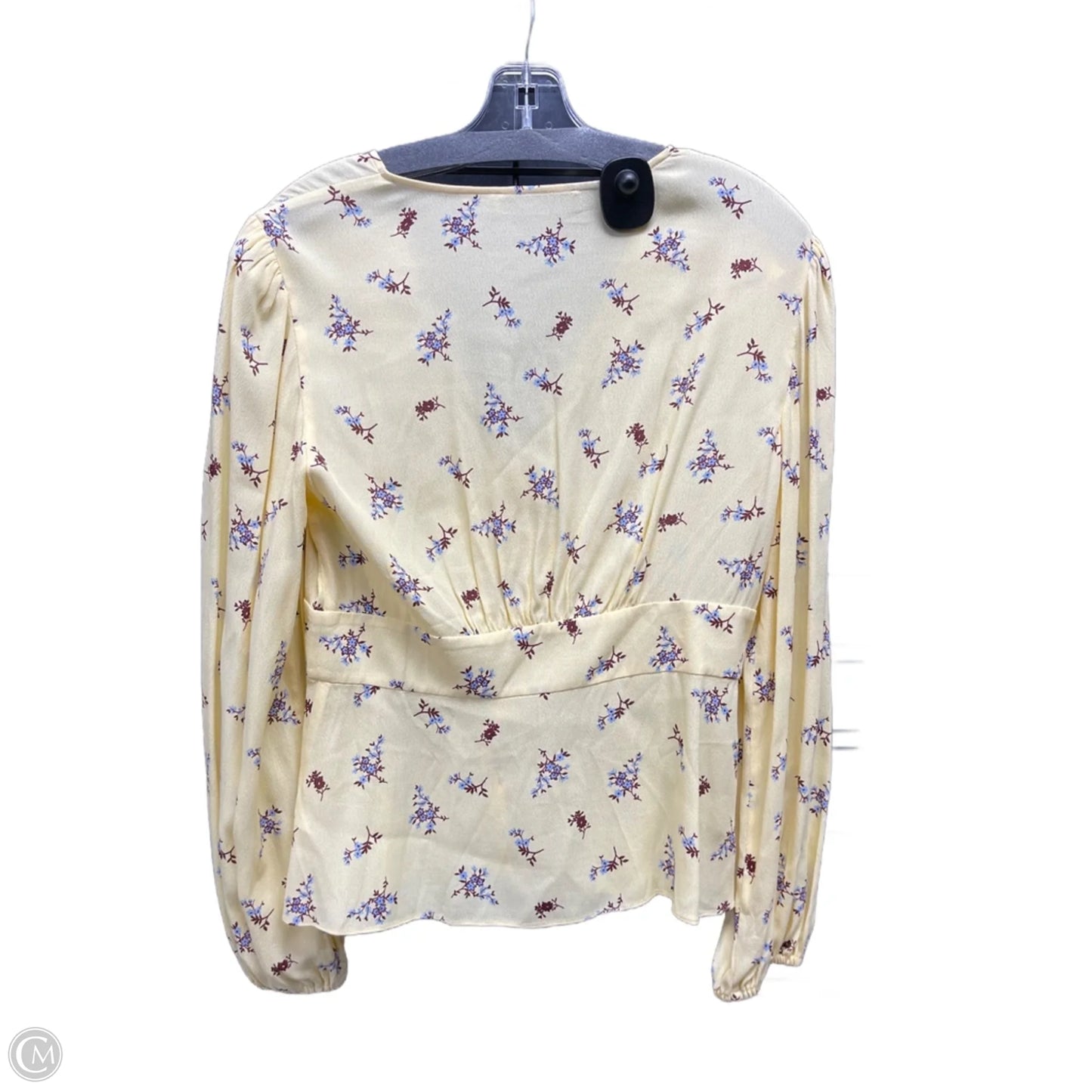 Top Long Sleeve By Rebecca Minkoff In Yellow, Size: M