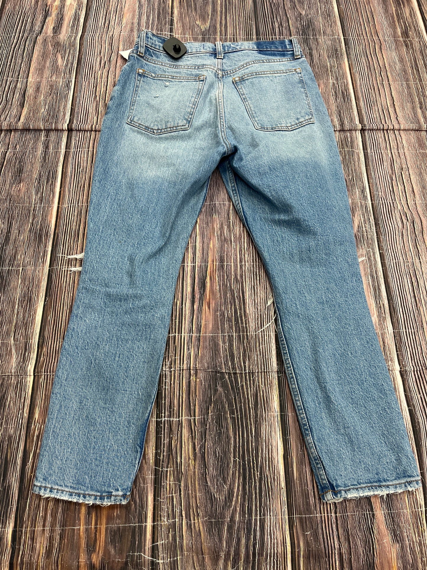 Jeans Skinny By Abercrombie And Fitch In Blue Denim, Size: 6p