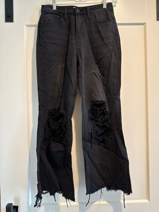 Pants Cropped By Vervet In Black, Size: 0