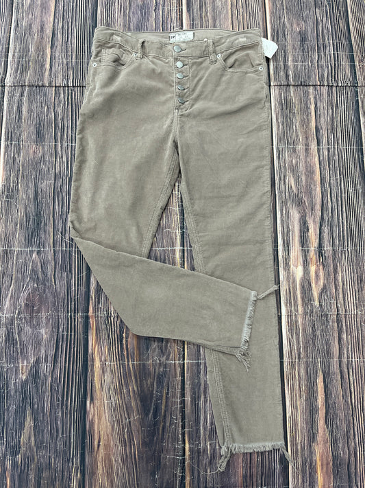 Pants Corduroy By Free People In Grey, Size: 10