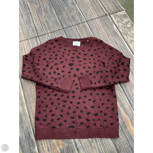 Sweater By Hayden La In Maroon, Size: S
