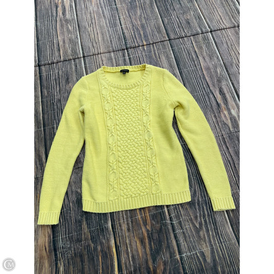 Sweater By Talbots In Yellow, Size: Xs