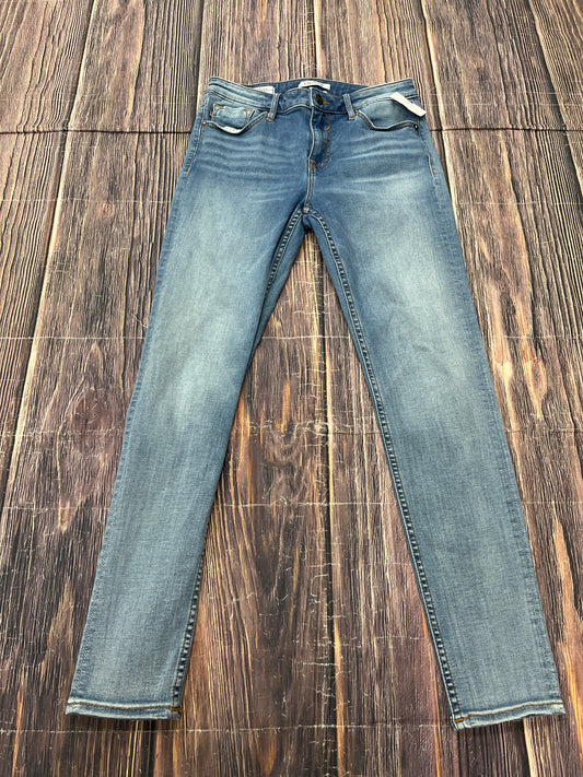 Jeans Skinny By Vigoss In Blue Denim, Size: 6