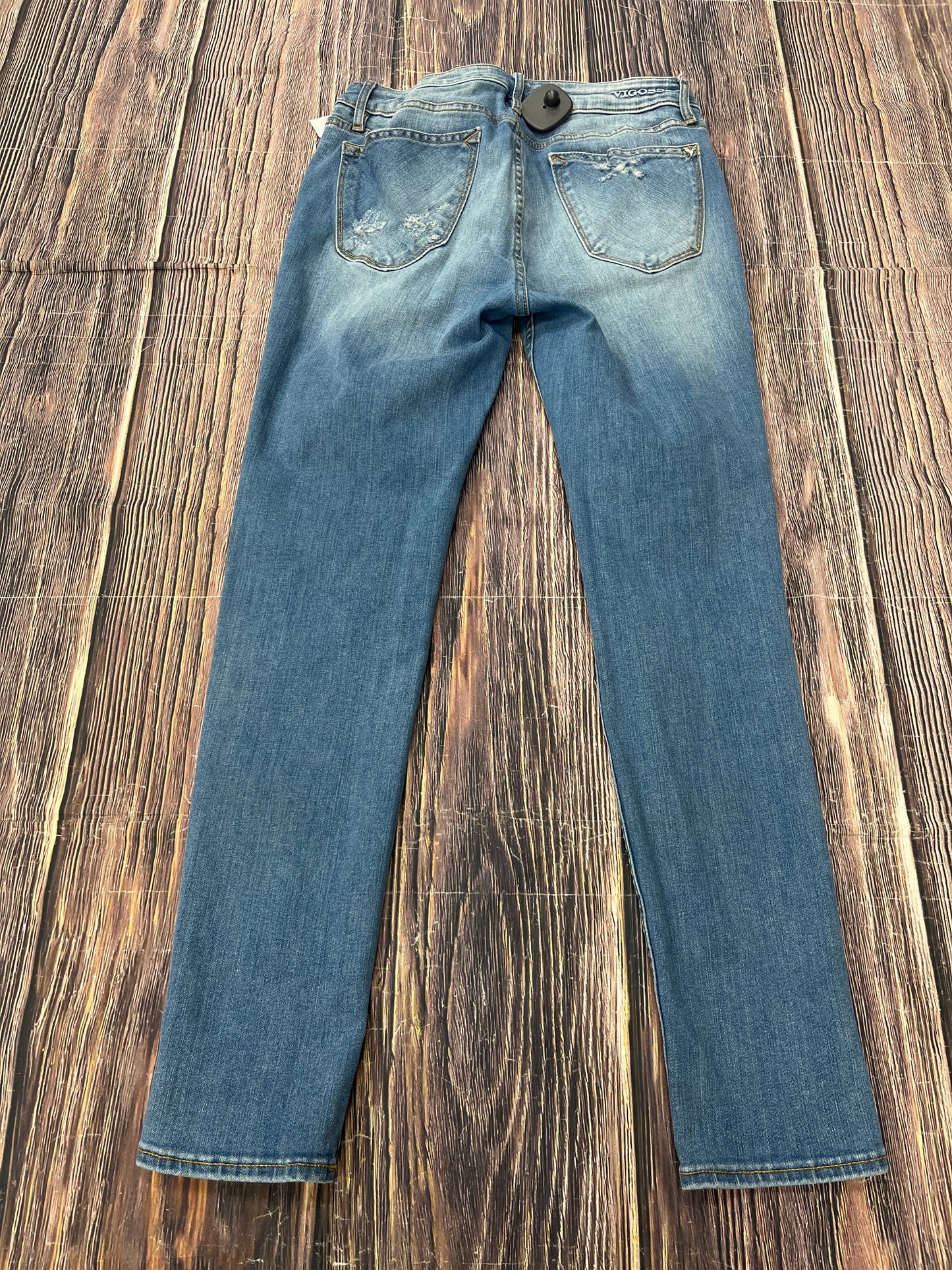 Jeans Skinny By Vigoss In Blue Denim, Size: 6