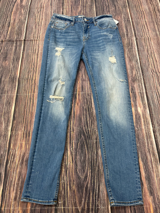 Jeans Skinny By Vigoss In Blue Denim, Size: 6