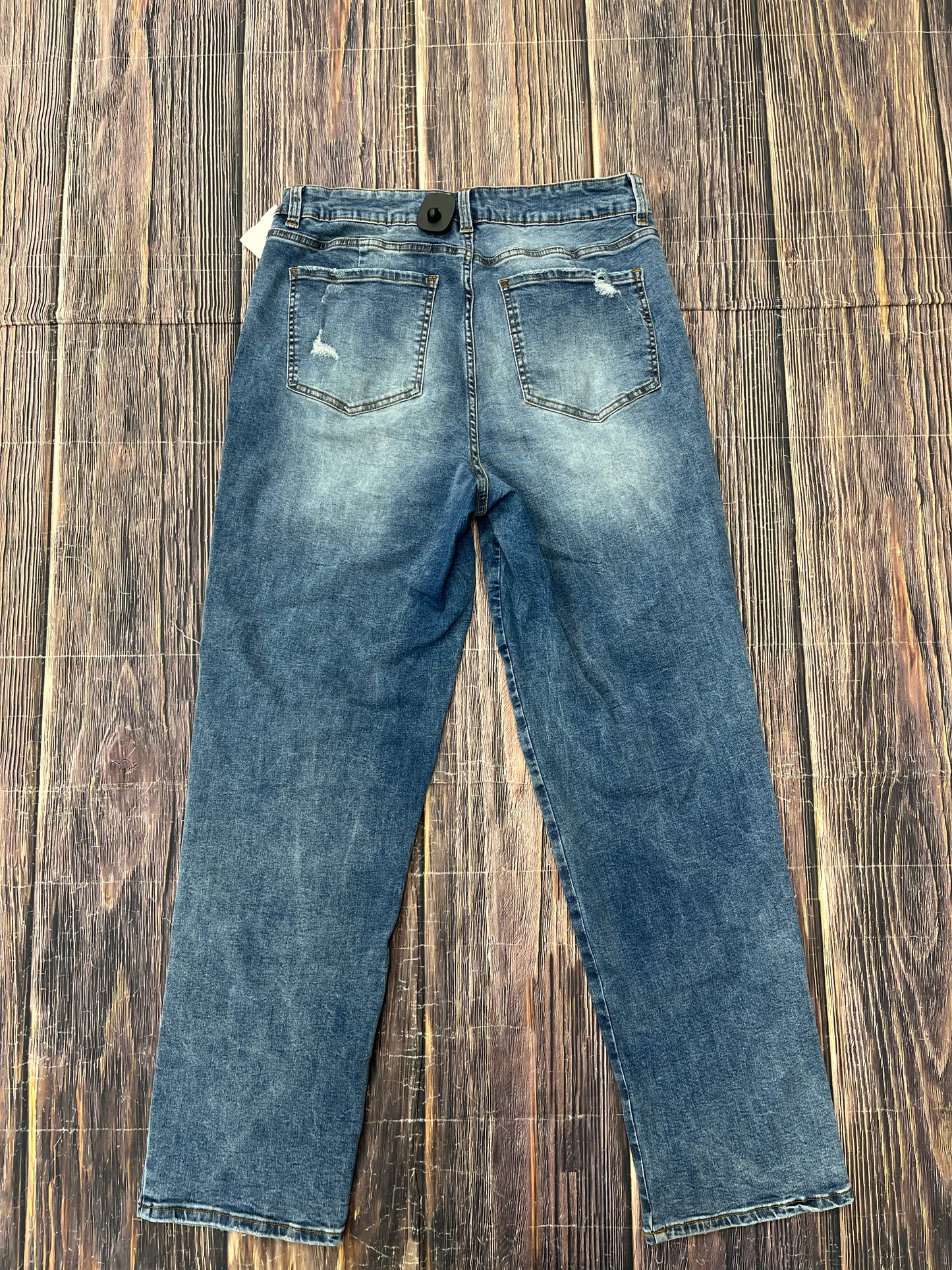 Jeans Straight By Clothes Mentor In Blue Denim, Size: 12