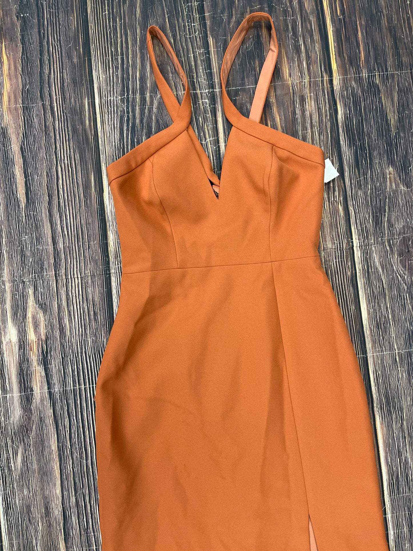 Dress Party Long By Bcbgmaxazria In Orange, Size: 2