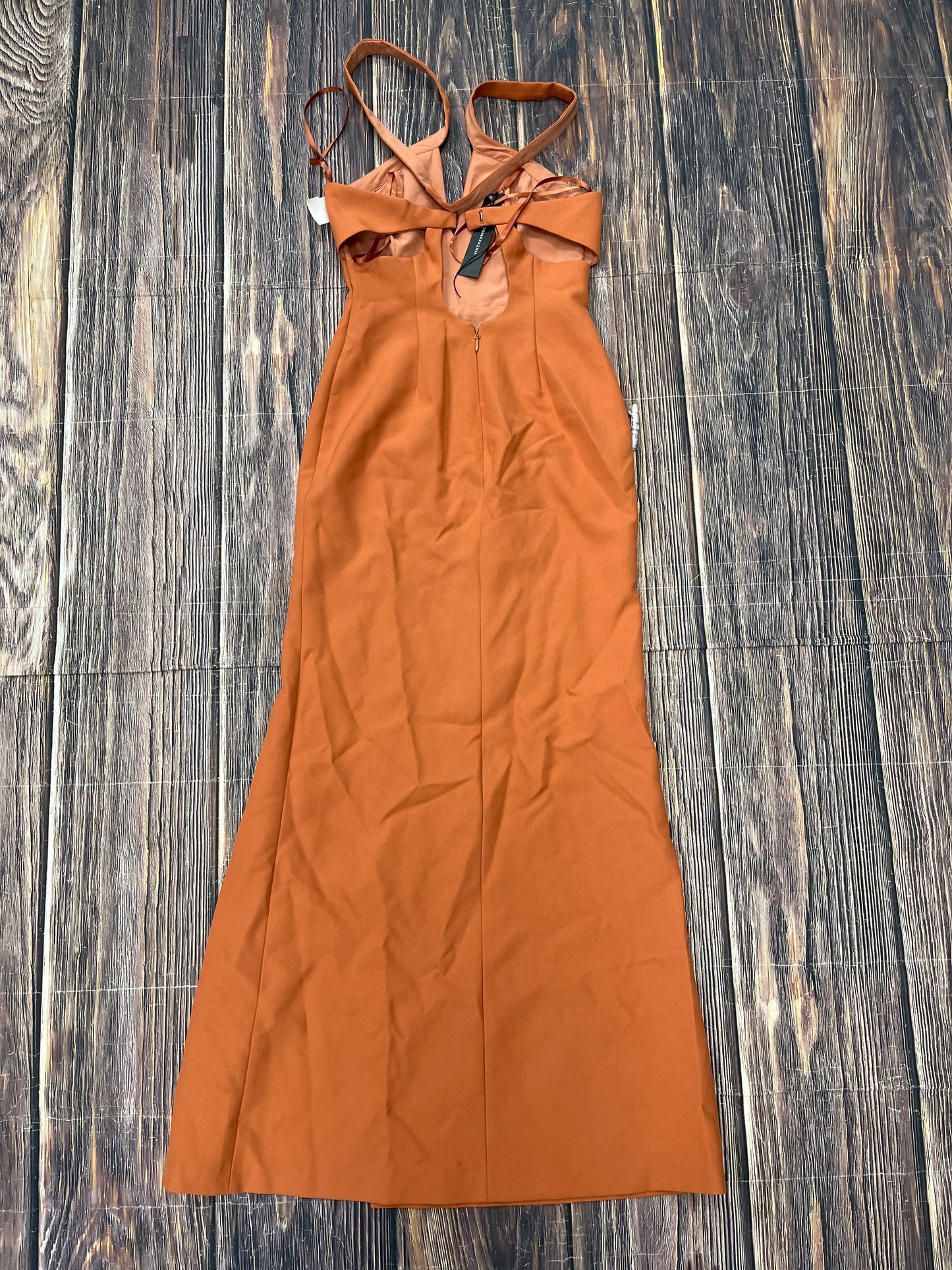 Dress Party Long By Bcbgmaxazria In Orange, Size: 2