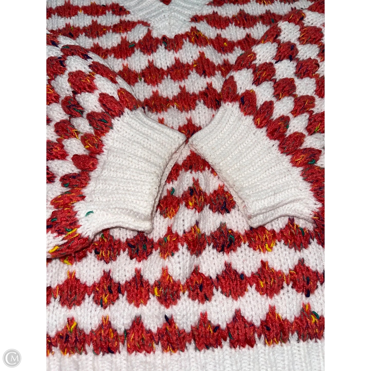 Sweater By Clothes Mentor In Red, Size: L