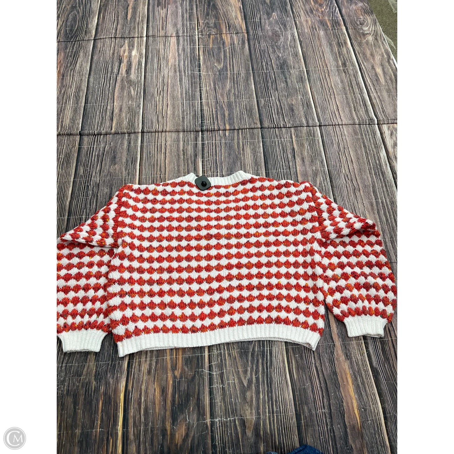 Sweater By Clothes Mentor In Red, Size: L