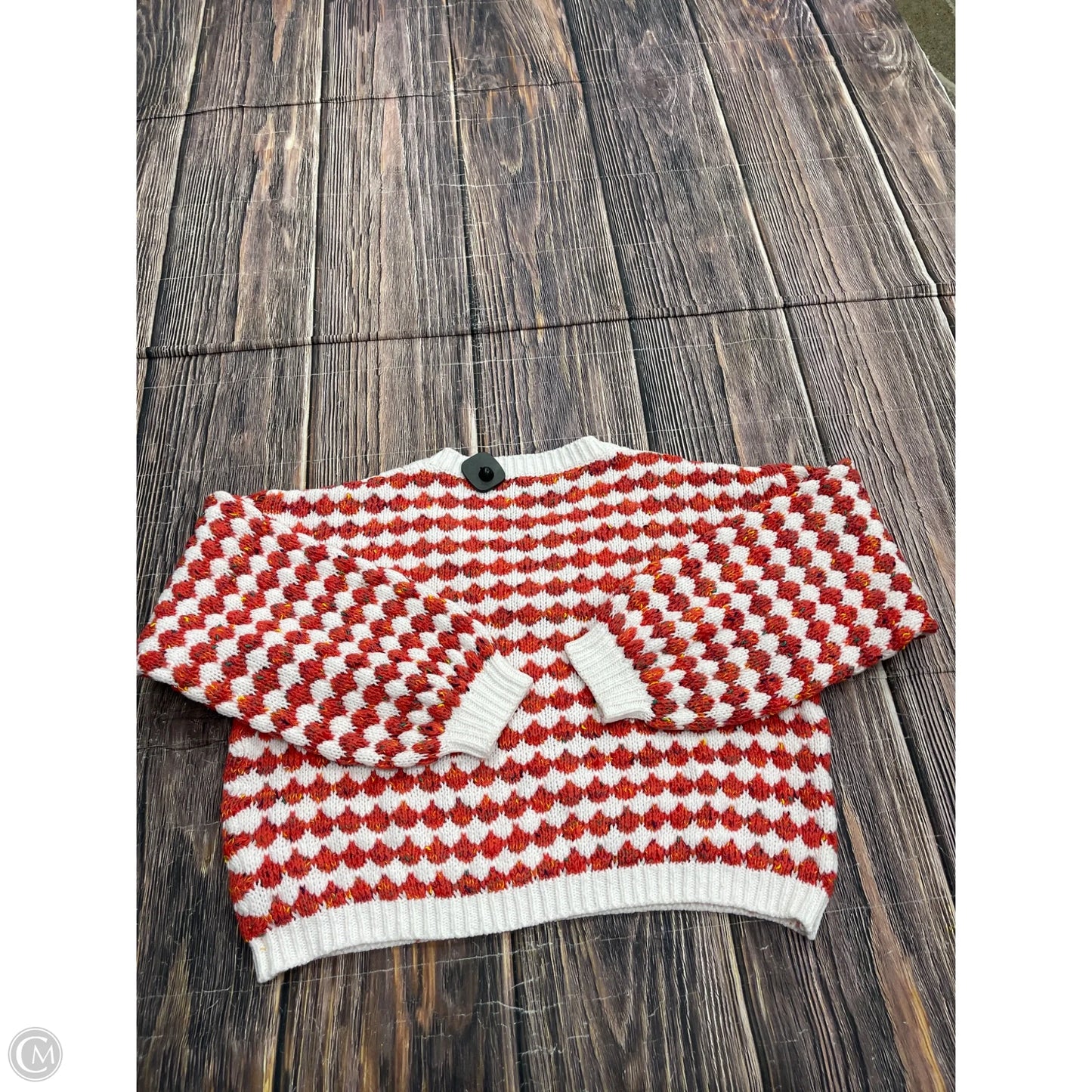 Sweater By Clothes Mentor In Red, Size: L