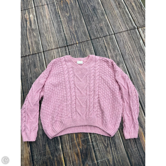Sweater By Fate In Pink, Size: S