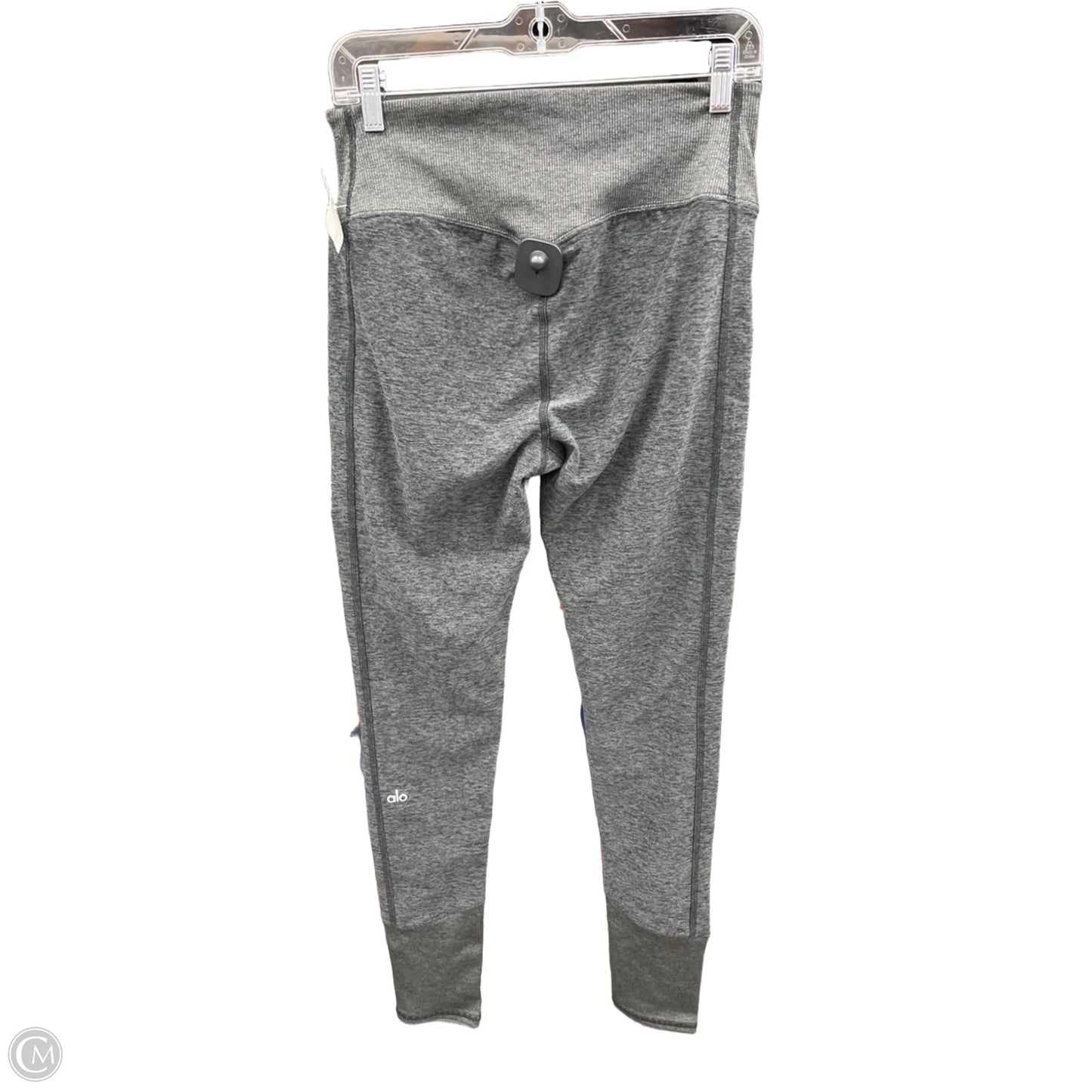 Athletic Leggings By Alo In Grey, Size: Xl