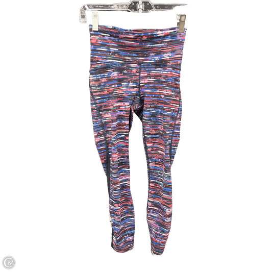 Athletic Leggings By Lululemon In Multi-colored, Size: 4