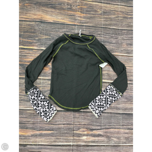 Top Long Sleeve By Free People In Green, Size: M