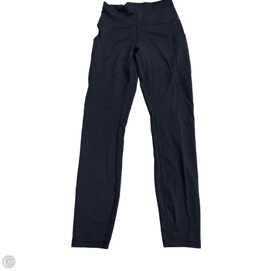 Athletic Leggings By Lululemon In Black, Size: 4