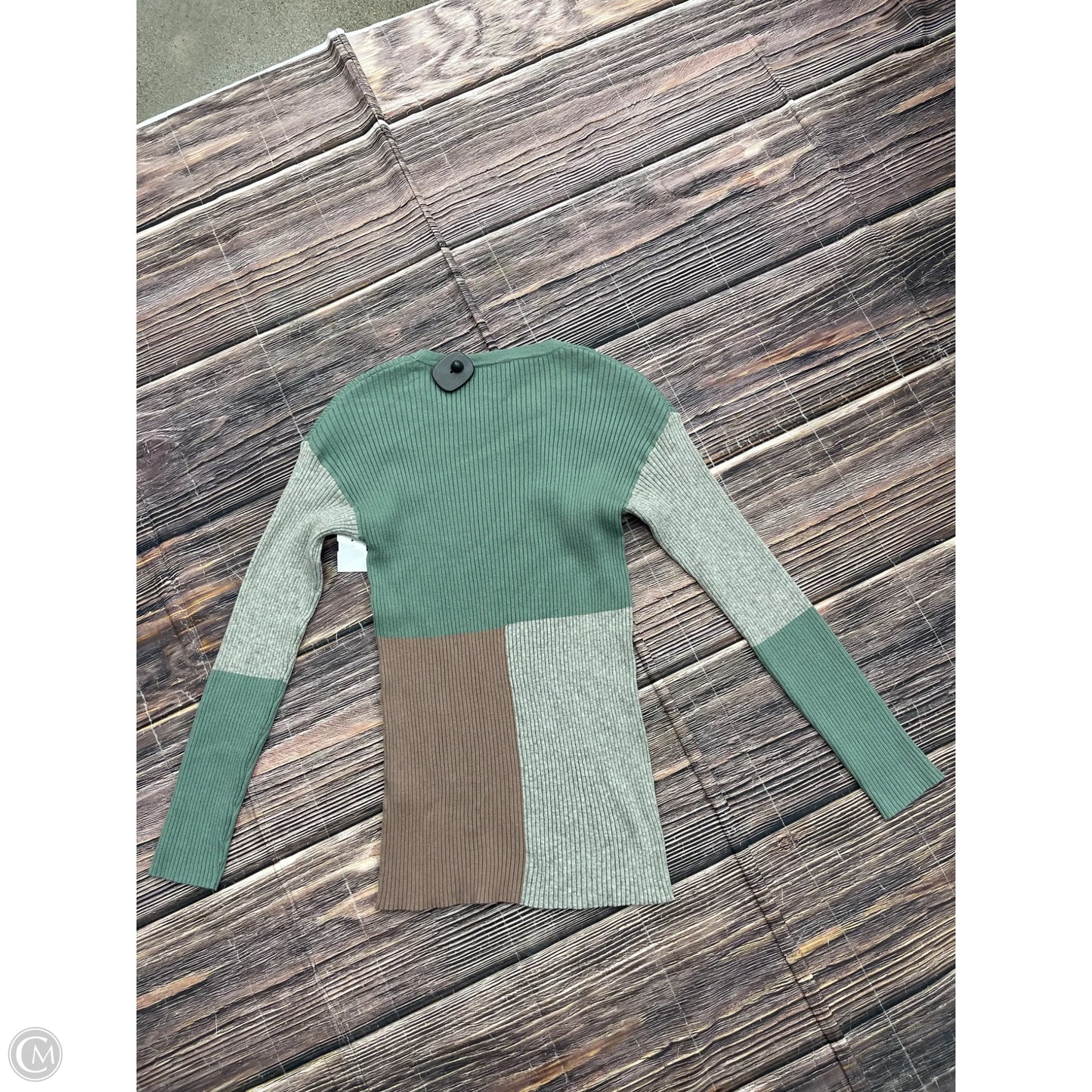 Sweater By Clothes Mentor In Green, Size: S