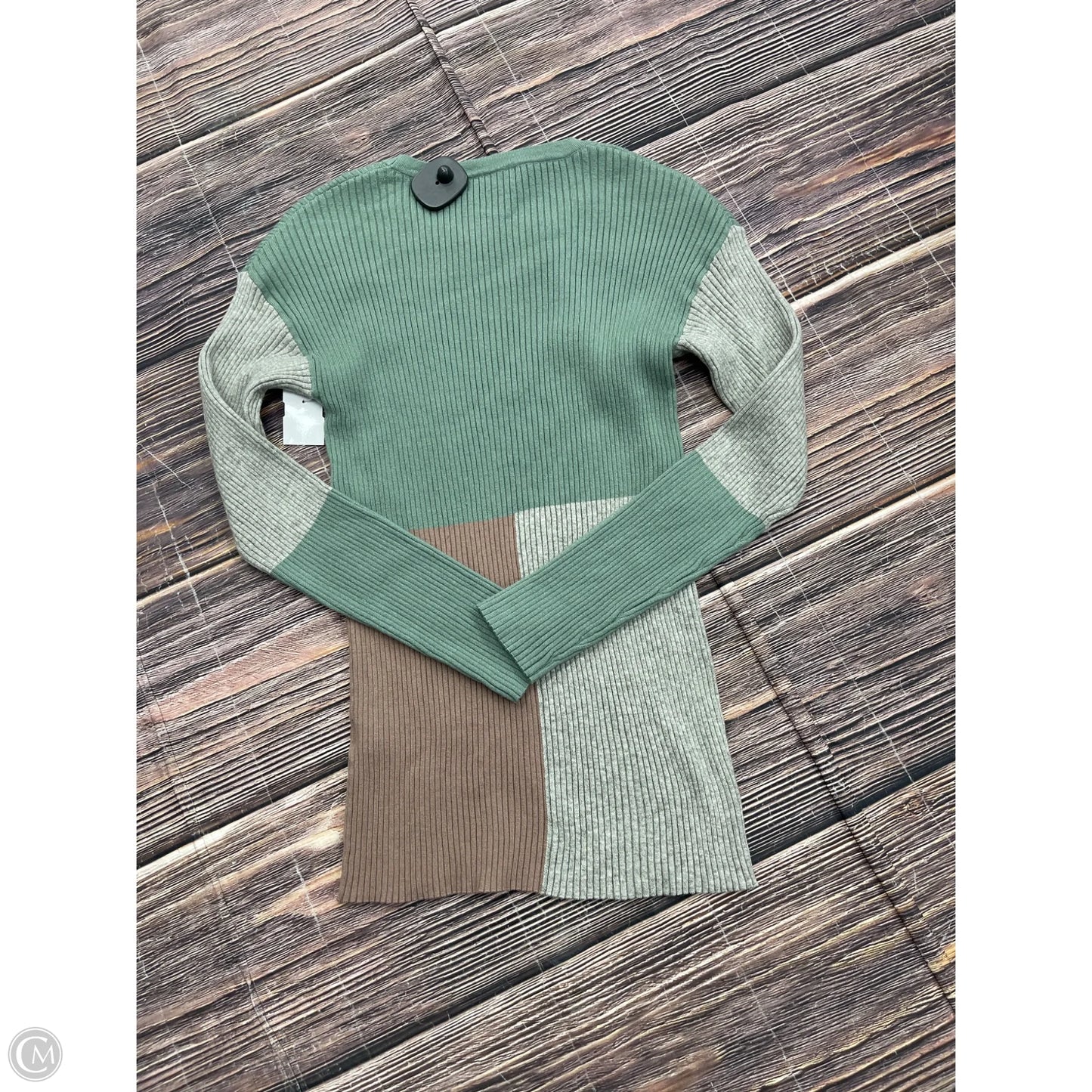 Sweater By Clothes Mentor In Green, Size: S