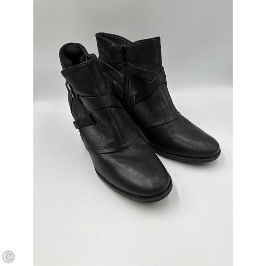 Boots Ankle Heels By Bare Traps In Black, Size: 9.5