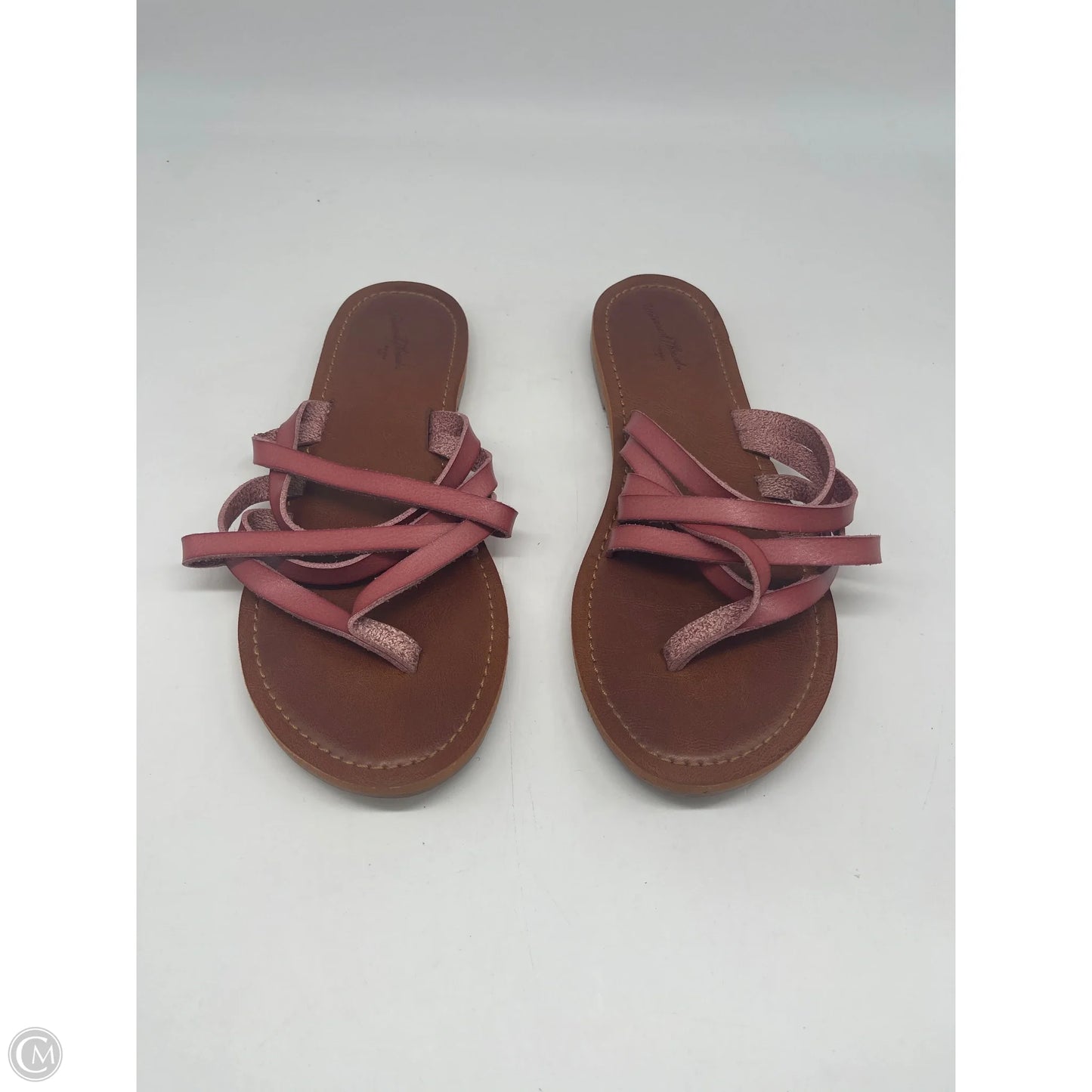 Sandals Flats By Universal Thread In Pink, Size: 8