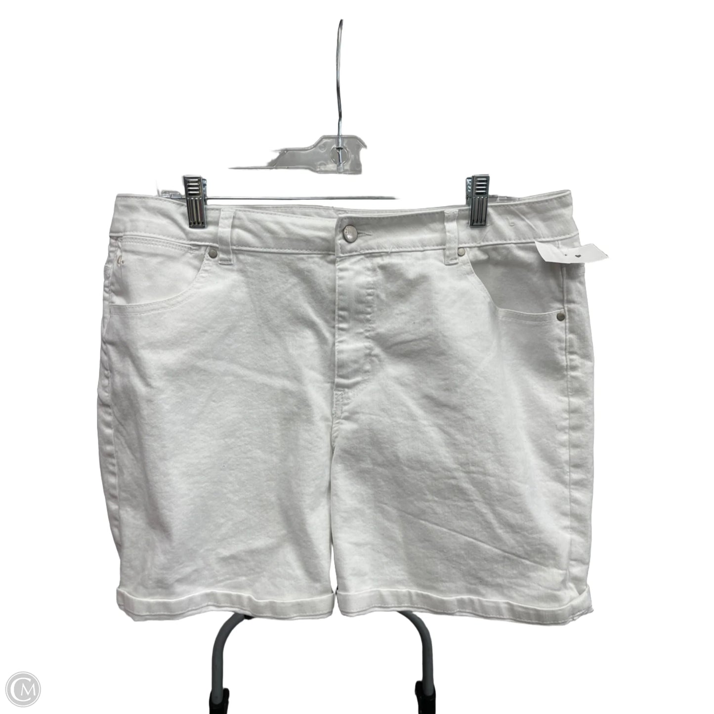 Shorts By D Jeans In White, Size: 16