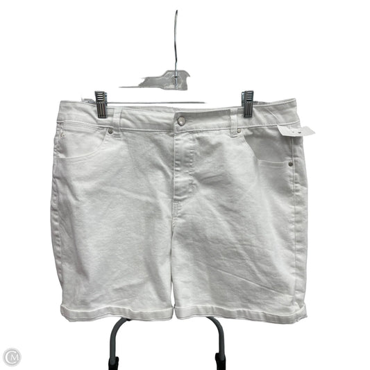 Shorts By D Jeans In White, Size: 16