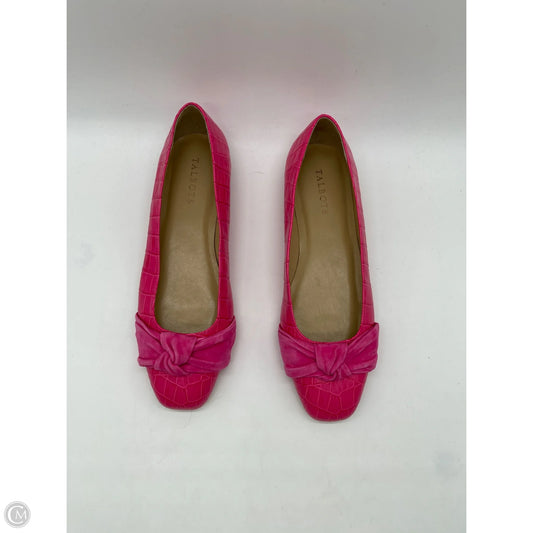 Shoes Flats By Talbots In Pink, Size: 9.5