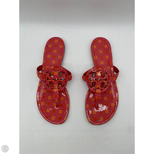 Sandals Designer By Tory Burch In Orange, Size: 10