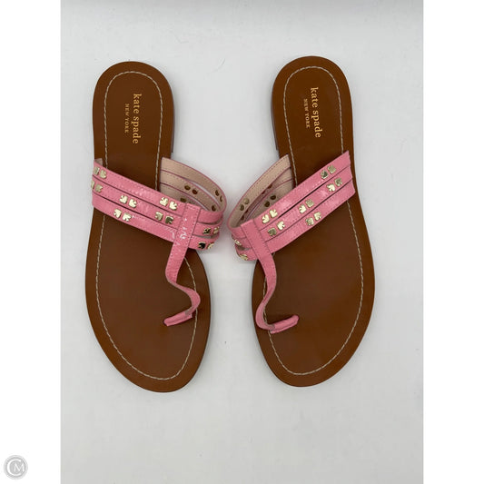 Sandals Designer By Kate Spade In Pink, Size: 10
