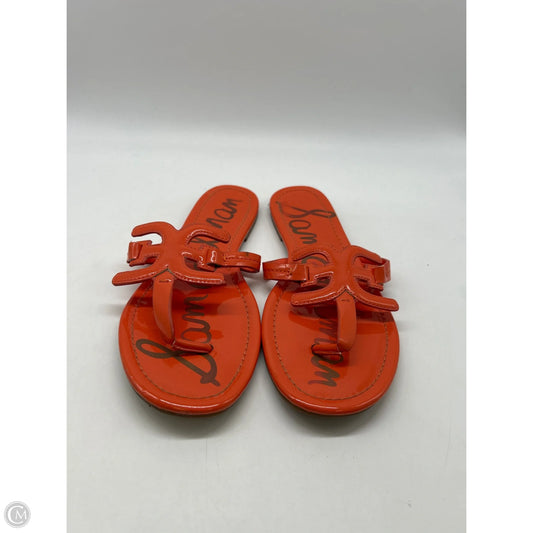 Sandals Flats By Sam Edelman In Orange, Size: 9.5