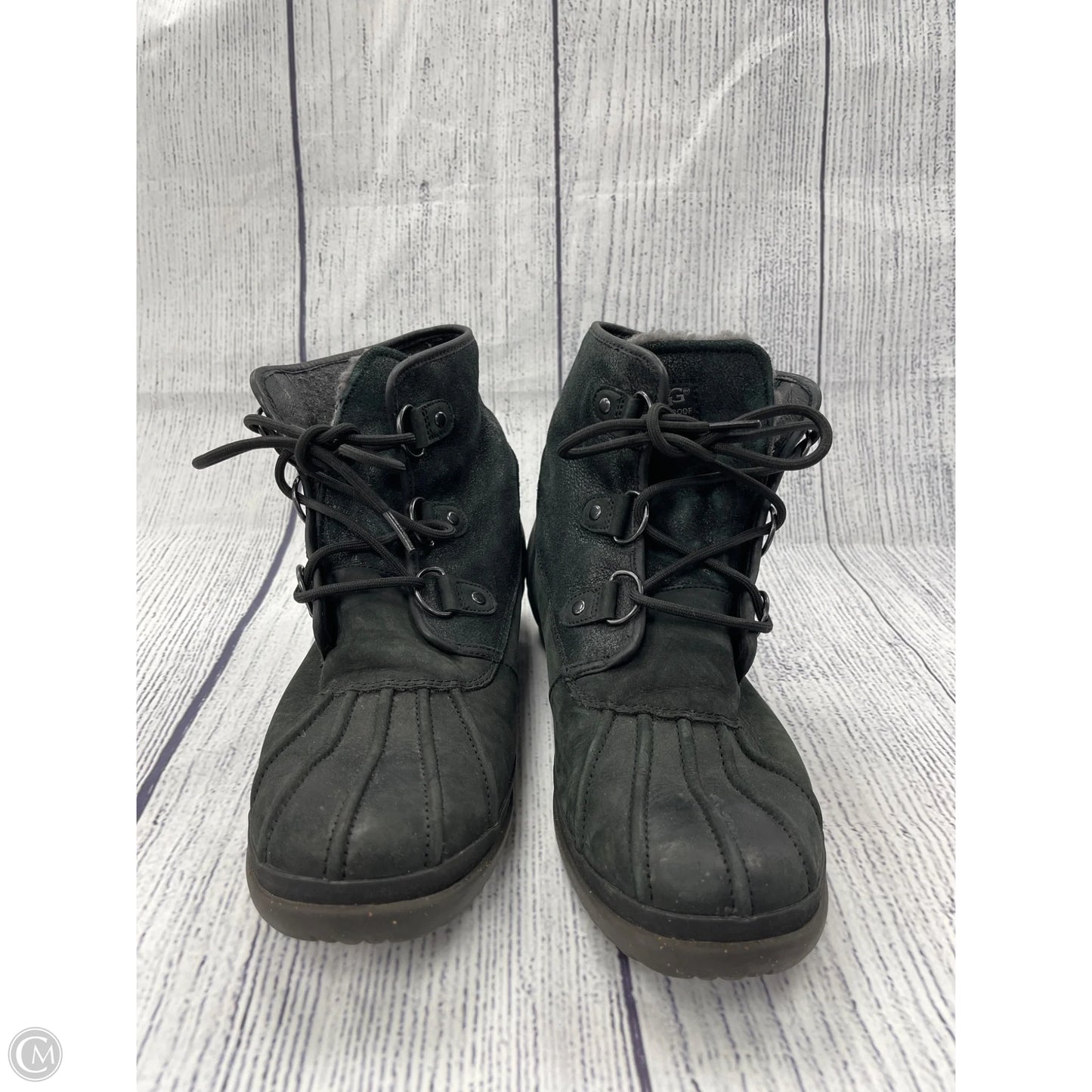 Boots Designer By Ugg In Black, Size: 11