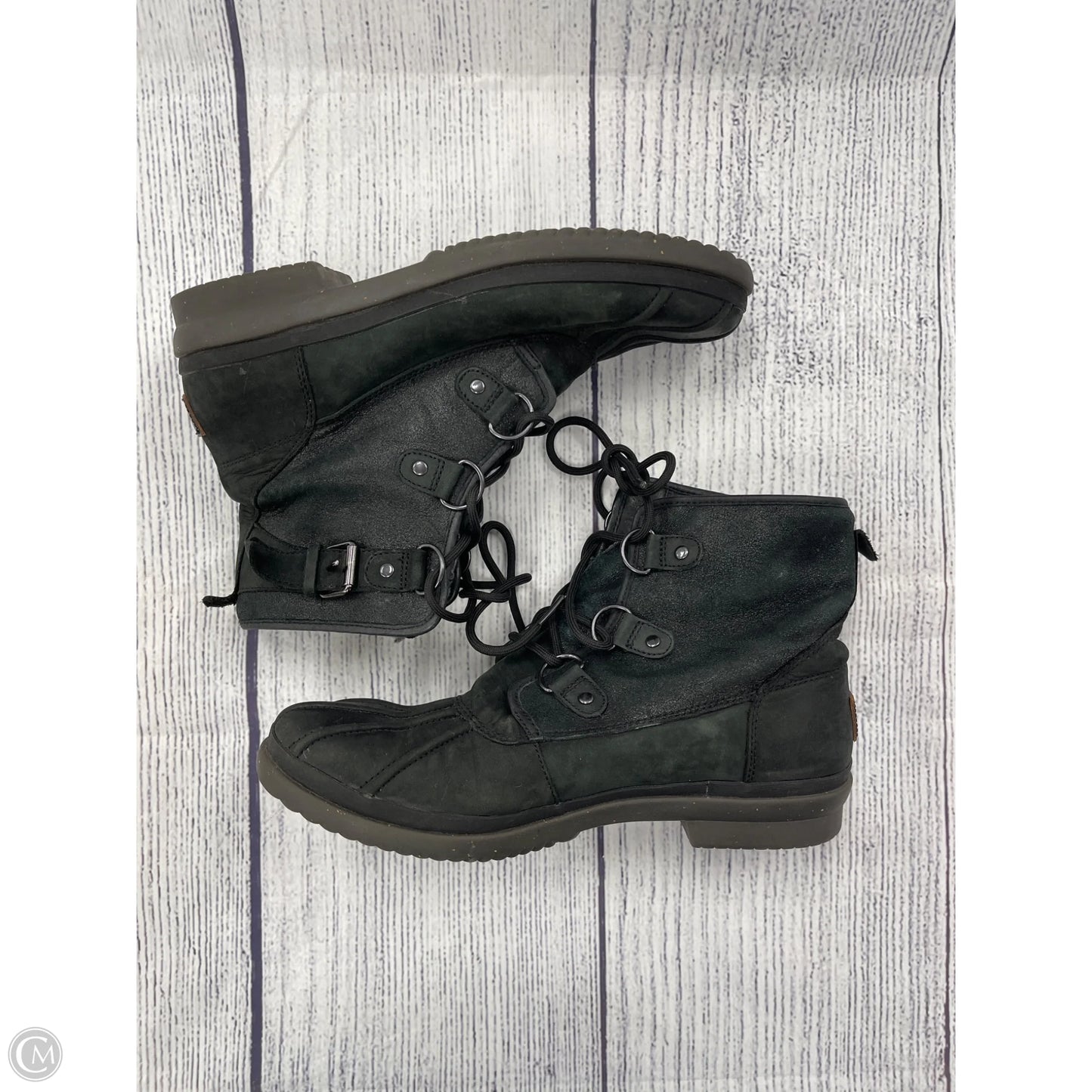 Boots Designer By Ugg In Black, Size: 11