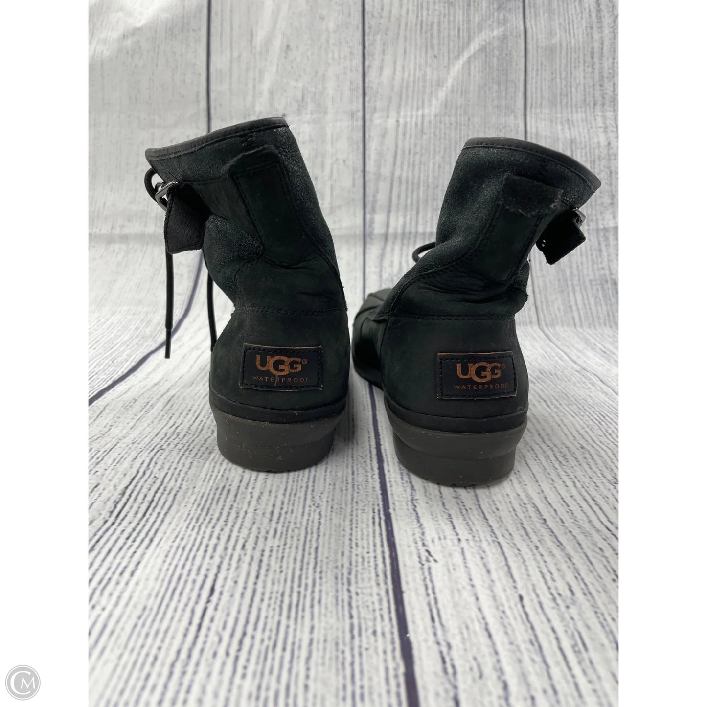 Boots Designer By Ugg In Black, Size: 11