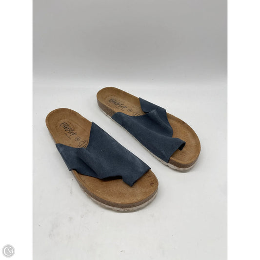 Sandals Flats By Cmc In Blue, Size: 9