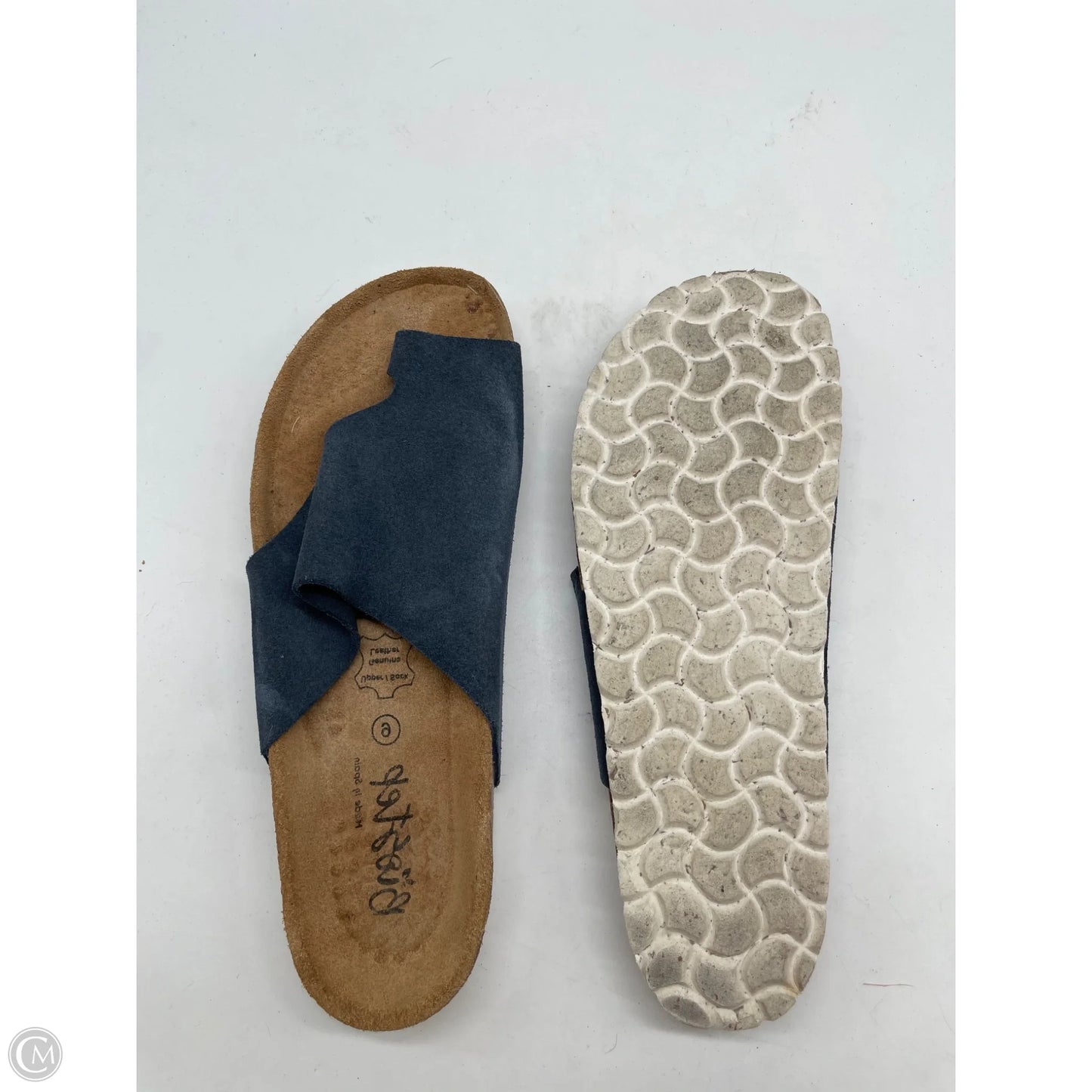 Sandals Flats By Cmc In Blue, Size: 9