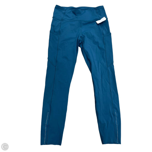 Athletic Leggings By Lululemon In Blue, Size: 8