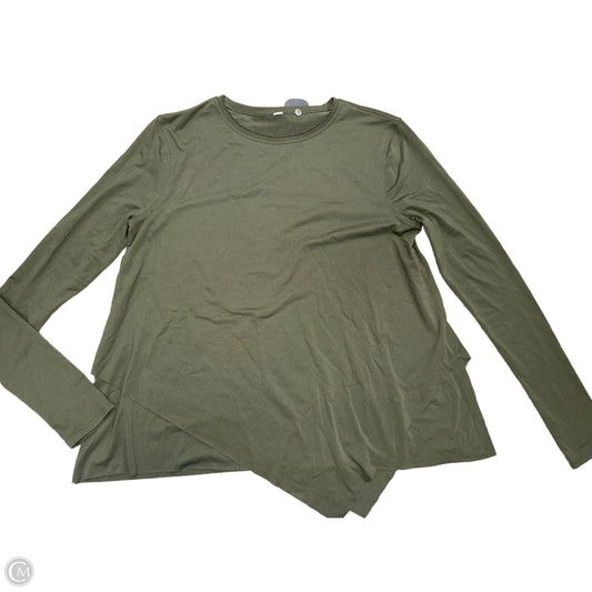 Athletic Top Long Sleeve Crewneck By Lululemon In Green, Size: S