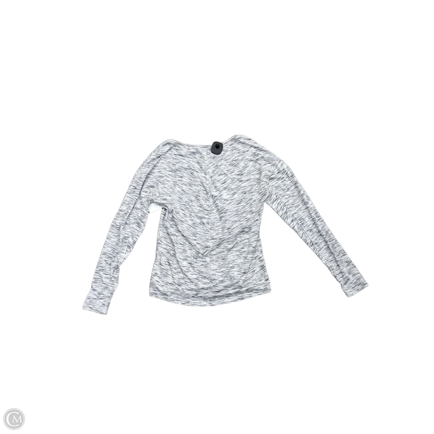 Athletic Top Long Sleeve Crewneck By Lululemon In Grey, Size: M