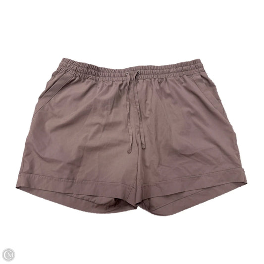 Athletic Shorts By Mondetta In Brown, Size: 1x