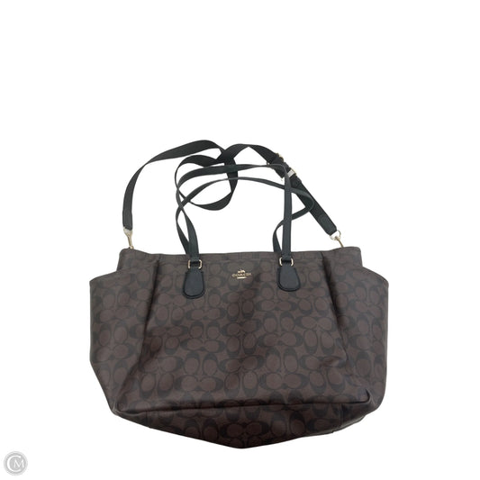 Diaper Bag Designer By Coach, Size: Large
