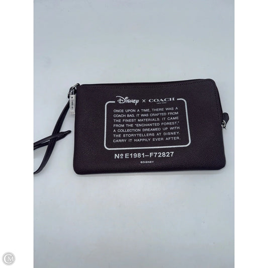 Wristlet Designer By Coach, Size: Large