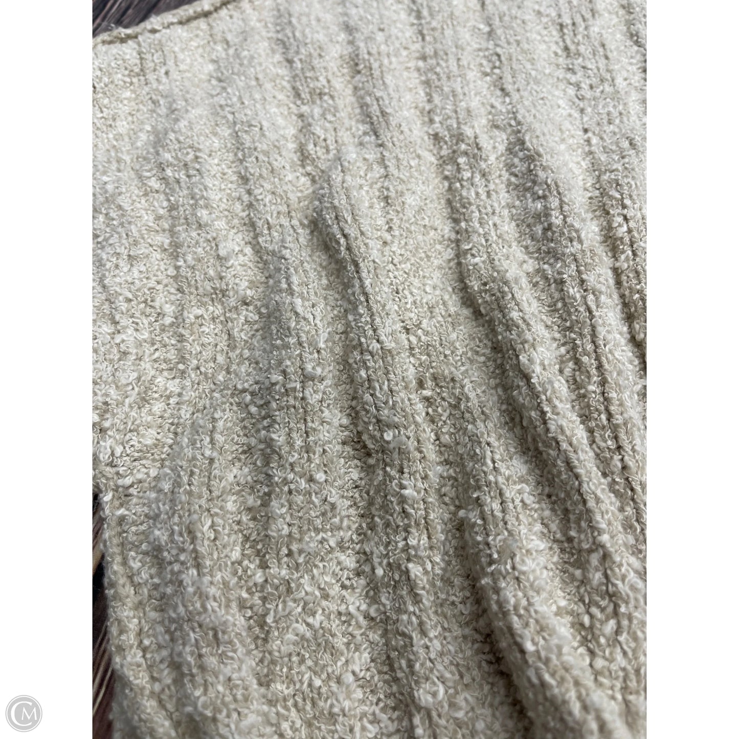 Sweater Short Sleeve By Free People In Tan, Size: S