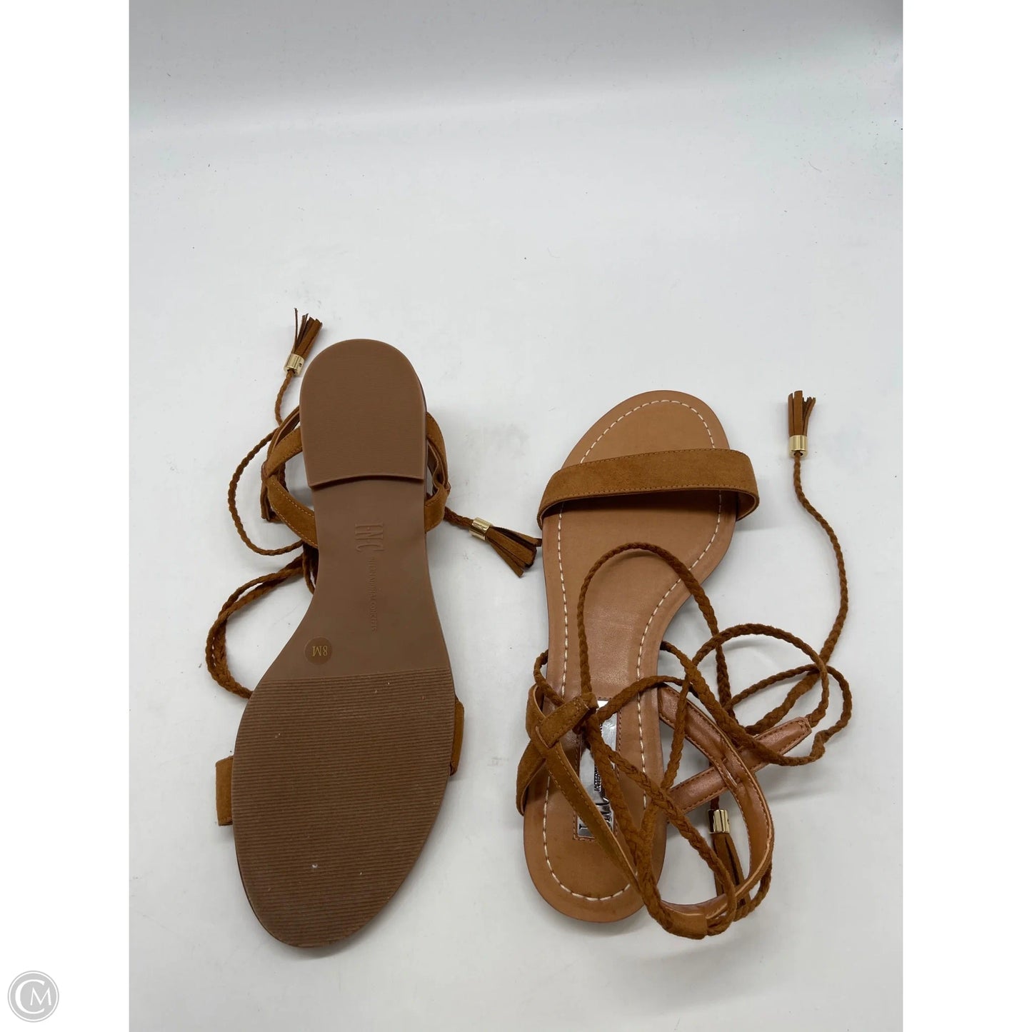 Sandals Flats By Inc In Brown, Size: 8