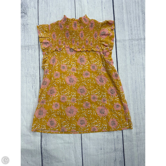 Top Sleeveless By Thml In Yellow, Size: Xs