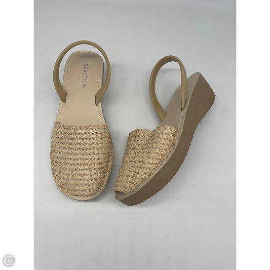 Shoes Heels Wedge By Kenneth Cole Reaction In Tan, Size: 8