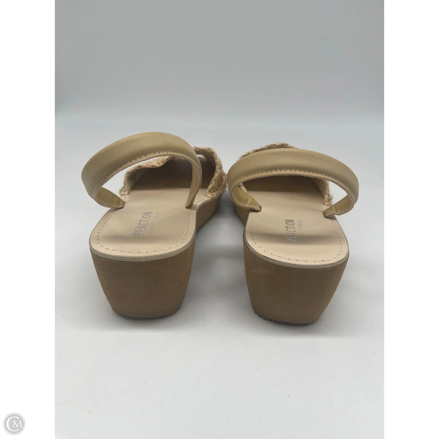 Shoes Heels Wedge By Kenneth Cole Reaction In Tan, Size: 8